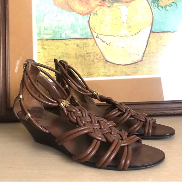 Tory Burch Wedge Sandal - Picture 1 of 7